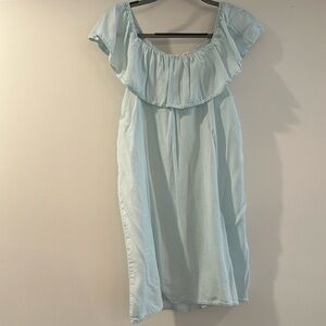 Off or on the shoulder dress